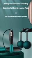 Cuerda De Saltar Ajustable Para Ejercicio De Fitness Y Gimnasio Con Contador Electrónico Para Adultos Y Estudiantes Equipamiento Deportivo Para Casa Y Entrenamiento Cardio - details 0