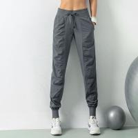 Pantalones Deportivos De Correr Para Mujer Con Cierre De Cordón Y Bolsillos Lados Quick Dry Fitness Gimnasio Running - details 8