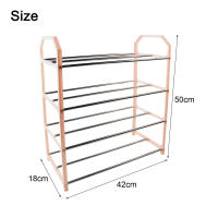 Rack De Zapatos De Metal Organizador De Calzado Estante De 4 Capas Espacioso Para Sala De Estar Material Duradero - details 33