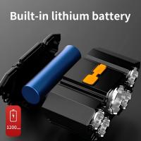 Linterna Frontal LED 5 Luces Recargable Por USB Para Camping Pesca Emergencias Buscaminos Luz Fuerte Exterior Nocturna - details 5