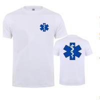 Camiseta EMT De Emergencia Ambulancia Para Hombres Y Mujeres Moda Verano Streetwear Cuello Redondo Manga Corta Casual Sport - details 10