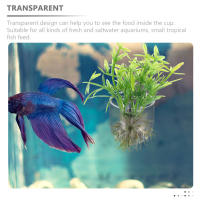 Decoración De Acuario 8pcs Planter Aquático Para Tanque De Peces Soporte Para Plantas De Acuario Escena De Paisaje De Acuario - details 3