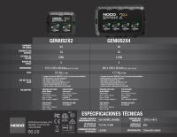 NOCO GENIUS2X2: Cargador 2-Banco 4A (2A/Banco), 6V y 12V, Mantenedor y Desulfatador para Baterías de Plomo-Ácido y Litio - details 3