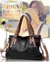 Bolso De Hombro Para Mujer En Cuero De Vaca 100% Auténtico Gran Capacidad Capaz De Contener Todo Bolso Cruzado De Cuero Natural De Alta Calidad - details 0