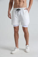 Nuevos Shorts De Verano Para Hombre Doble Capa Gimnasio Deportivo Secado Rápido Entrenamiento 2 En 1 Multibolsillos Pantalones De Correr - details 7