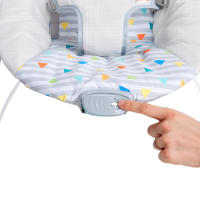Bright Starts Hamaca Safari Fun con Vibración y Arco de Juguetes - Asiento Hinchable para Bebé de 0 a 6 Meses - details 1
