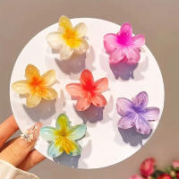 1/6pcs Clip De Pelo De Flor Bohemia Para Vacaciones Gran Pinza De Pelo Para Mujer Accesorios De Pelo Estilo Fashion - details 4