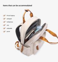 Bolso cartera, impermeable Hurse Bolsa profesor negocio Bolsa portátil mochipa Mujeres casual ligero 14 pulgadas mochila de viaje mochipa - details 1