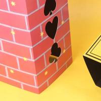 Caja Mágica De Producción Que Se Puede Plegar Artículos Apareciendo De La Caja Vacía Illusiones De Escenario Accesorios Y Gimmicks Para Comedia Para Principiantes Y Profesionales - details 1