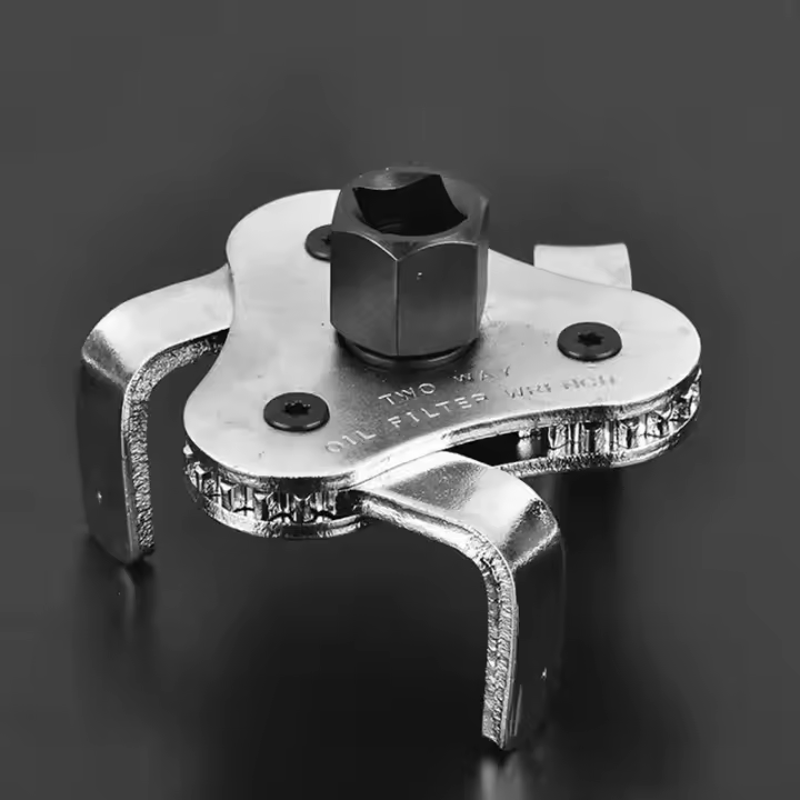 Herramienta De Llave Para Filtro De Aceite Ajustable Doble Dirección Para Reparación De Coches 60-120MM Herramienta Esencial Para El Mantenimiento Del Vehículo - 1