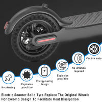 Neumático Sólido De 8.5 Pulgadas Para Xiaomi M365/Pro/Pro 2 MI 3 Scooter Eléctrico Neumáticos De Goma Duros Absorbedores De Choque Duraderos Tamaño 8.5x2.0 - details 12