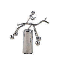 Ornamento De Balón De Equilibrio Metálico Newton Pendulum Iron Man Cuna Creativa Juguete De Escritorio Para Niños Decoración De Hogar Accesorio De Tumbler - details 5