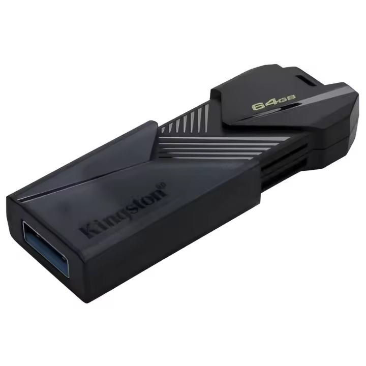 Kingston datatraveler exodia onyx memoria usb 64gb - usb 3.2 gen 1 - enganche para llavero - color negro (pendrive) - 1