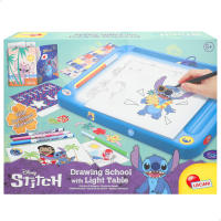 Lisciani Lilo & Stitch - Mesa dibujo con luz Disney, pizarra luminosa, 42x7x27 cm, incluye libro de actividades, rotuladores perfumados, pegatinas, plantillas estarcido, tijeras, juguetes para niños y niñas, para niños a partir de 5 años - details 0