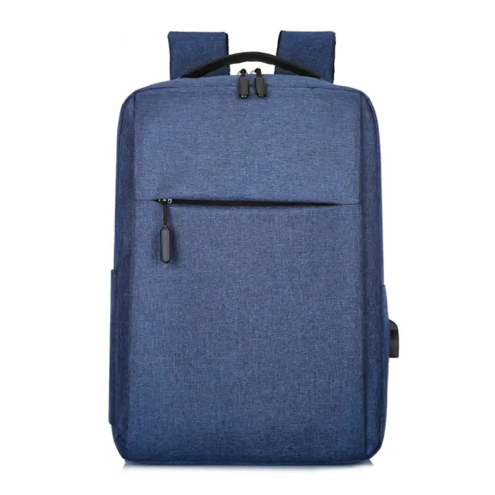 Mochila Para Ordenador Portátil De 15,6 Pulgadas Para Hombre, Morral Escolar De Nailon Con Carga Usb, Resistente Al Agua - 1