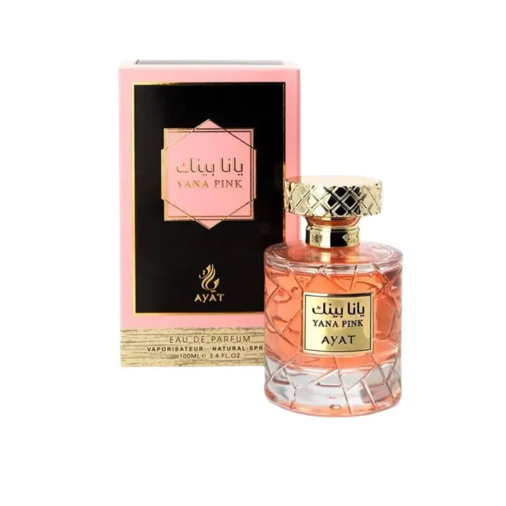 Perfume Ayat Eau de Parfum Yana Pink 100ml - Fragancia floral femenina duradera para ocasiones especiales - 1