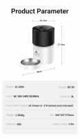 ROJECO A60 Dispensador De Alimentos Para Mascotas Con Cámara HD 1080P Y Control Remoto Por App Feeder Automático Para Gatos Y Perros Capacidad De 3L - details 12
