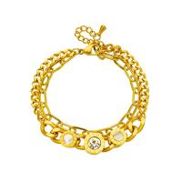 Pulsera De Acero Inoxidable 316L Con Numeros Romanos Y Zirconia Para Mujeres Y Niñas Pulsera De Cadena Multicapa Joyería De Muñeca Regalos Para Cumpleaños - details 10