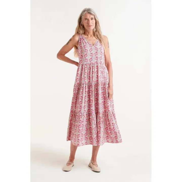 Compañia Fantastica Vestido Midi Tirantes Estampado Sugar - 1