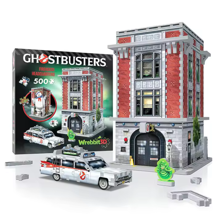 Puzzle 3d cuartel de los cazafantasmas 500 piezas - 1