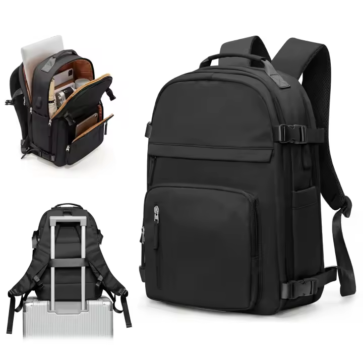 Mochila de viaje para hombre y mujer, morral de equipaje de mano, resistente al agua, ideal para ordenador portátil de Negocios, Universidad, Ryanair - 1