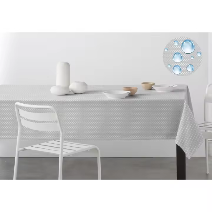Mantel Antimanchas Gris Candy Star de Dhestia - 1