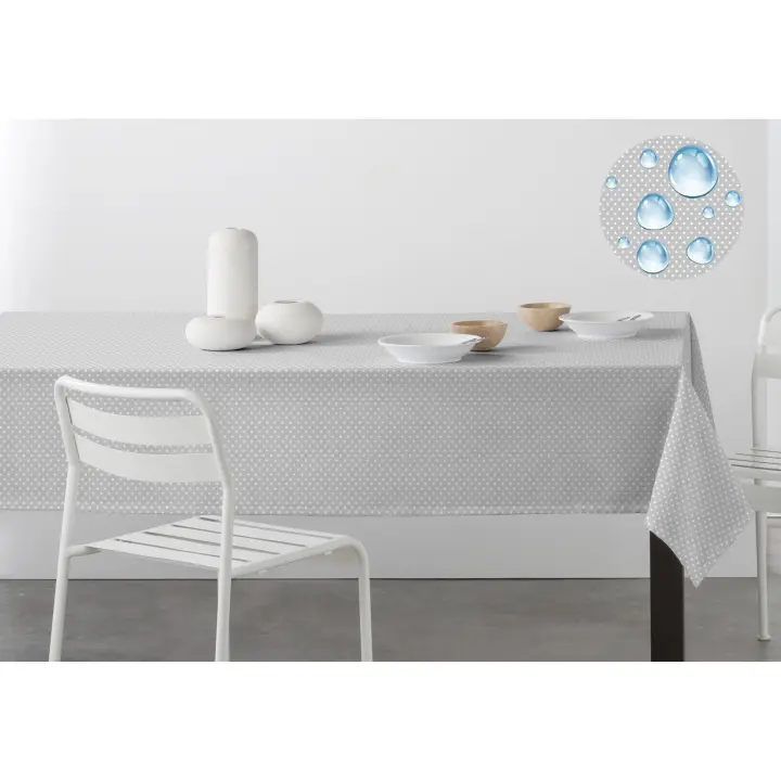 Mantel Antimanchas Gris Candy Star de Dhestia - 1