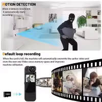 Cámara Mini HD 1080P Portátil Cámara De Acción Digital Pequeña Con Visión Nocturna Infrarroja Grabadora De Vídeo Body Cam - details 9