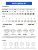 Anillo De Eternidad TY 2mm D Color Moissanite En Plata De Ley 925 Y Oro Blanco Sólido Anillo De Boda Y Compromiso Para Mujer - details 1