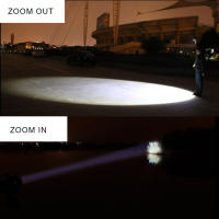 Linterna LED De Alta Potencia Para Camping 5 Modos De Iluminación Aleación De Aluminio Zoomable Impermeable Uso Con 3 Pilas AAA - details 10