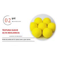 Bola De Práctica De Golf Suave De Esponja PU Colorido 42mm Juguete Para Interior Material De Espuma Sólida - details 12