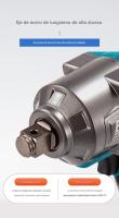 Llave de Impacto Profesional 1000N - Máximo Par Motor, 850W de Potencia - Ideal para Talleres y Uso Industrial (Incluye Maletín y 2 Baterías) - details 2