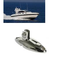 Juego De Bisagras Para Barco Yate RV Con Montaje Giratorio De 360 Grados En Acero Inoxidable 316 De Grado Con Tope De Goma Plata - details 0