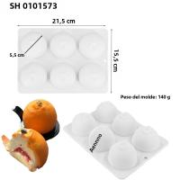 Molde De Galletas De Silicona SHENHONG Con Diseño De Frutas Mousse De Naranja Manzana Pera Mango Durazno Herramientas De Decoración De Postres - details 17