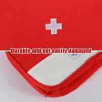 Kit de Emergencia - Bolsa Roja Portátil - Botiquín Médico de Emergencia Grande - Bolsas de Medicamentos Vacías - details 2
