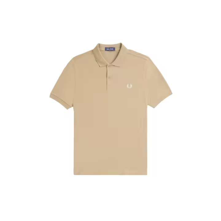 Fred Perry Slim Fit Plain Polo Warm Stone / Oatmeal - 1