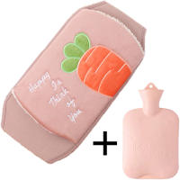 Set De 2 Fundas Para Botella De Agua Caliente De Terciopelo Para Menstruación Y Calentador De Manos Invierno Cubierta De Cintura Con Correa Para Hombres - details 18