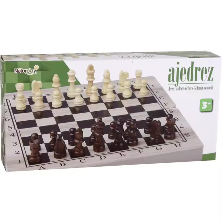 Ajederez Madera Clásico Juguetes construcción de madera NATURPLAY - 1