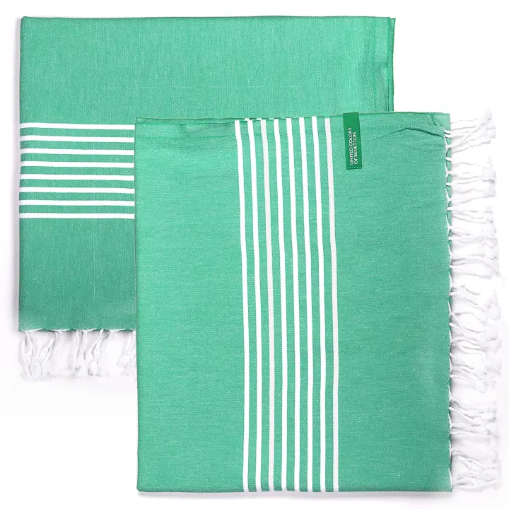 SET 2 TOALLAS BENETTON HAMMAN 80X165CM 170GSM 100%ALGODON VERDE CASA BENETTON - 1