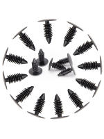 Clips De Nylon Para Automóvil Con Agujero De 8mm Resistentes Y Universales Para Parachoques Y Guardabarros 10-50PCS - details 0