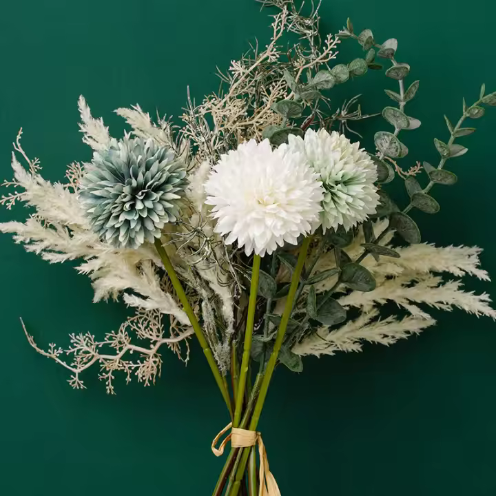 Artificial Flor De Diente De León Para Centros De Mesa Decoración De Hogar Y Sala De Estar Falso Pampas Para Boda Arreglo De Novia Decoración De Fiesta - 1