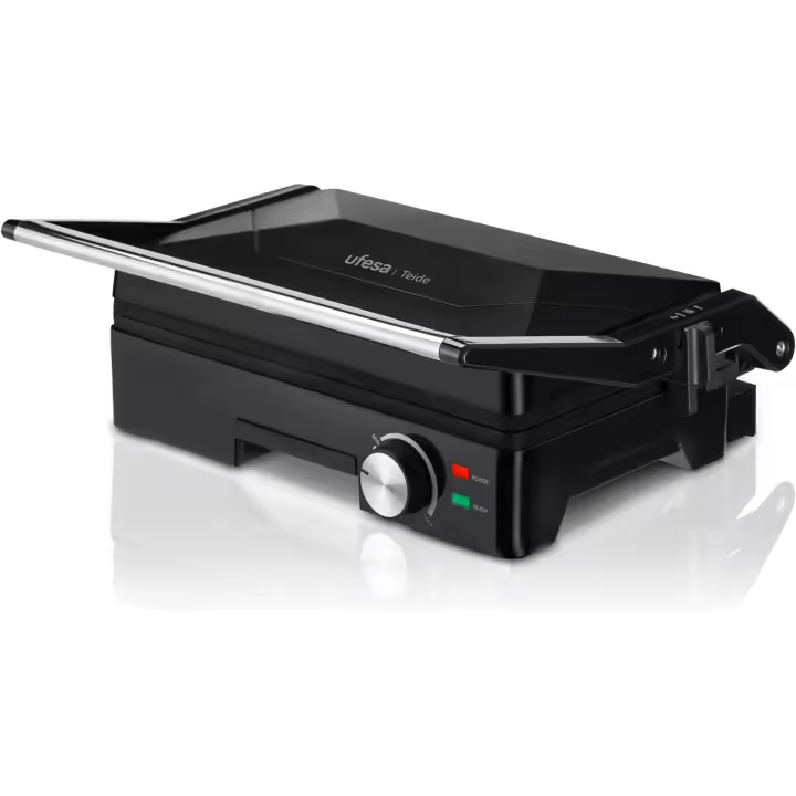 Ufesa PR1600 Teide - Grill Compacto 1600W  Antiaherente Negro - 1