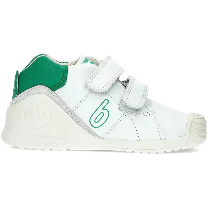 Deportiva Biomecanics Bebé Niño 222125-B Verde Cuero Auténtico - 1