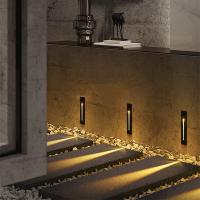 Lámpara De Pared IP65 Impermeable Para Exteriores E Interiores Con Sensor De Luz Nocturna LED Para Decoración De Pasillo Y Escalera - details 11