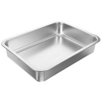 Caja De Orina Para Gatos De Acero Inoxidable Tipo Abierto Para Exterior Kennel Limpieza De Inodoros Decorativo Para Gatos De Hogar - details 4