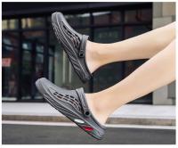 Sandalias De Playa Para Hombre Verano Antideslizantes Casual Jardín Exterior Anchos Cruzados Para Mujer Sandalias De Baño Y Hogar - details 24