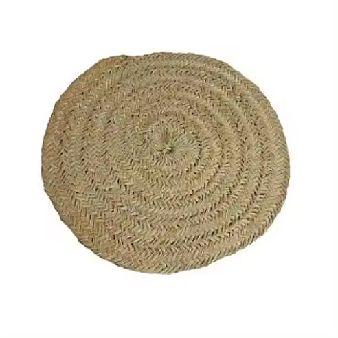 Alfombra de Fibra Natural Redonda Trenzada Ø180cm - 1