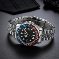 Reloj De Lujo Para Hombre Calidad Superior Reloj De Pulsera De Acero Inoxidable Para Negocios Con Fecha Automática Y Manecillas Luminosas Resistente Al Choque Y Agua Regalo Ideal - details 14