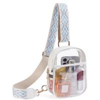 Nueva mochila transparente de PVC con diseño de flor de pezuña para mujer, mochila individual para mujer, bolso de pecho transparente resistente, bolsa de almacenamiento - details 6