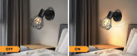 Aigostar Lámpara Techo Focos，Focos Led Interior Techo Base E14， Apliques Focos de Techo Orientables ， Plafón Foco de Techo LED Para Dormitorio，Salón，Pasillos，Decoración mural 2 paquetes(Sin Bombillas) - details 6
